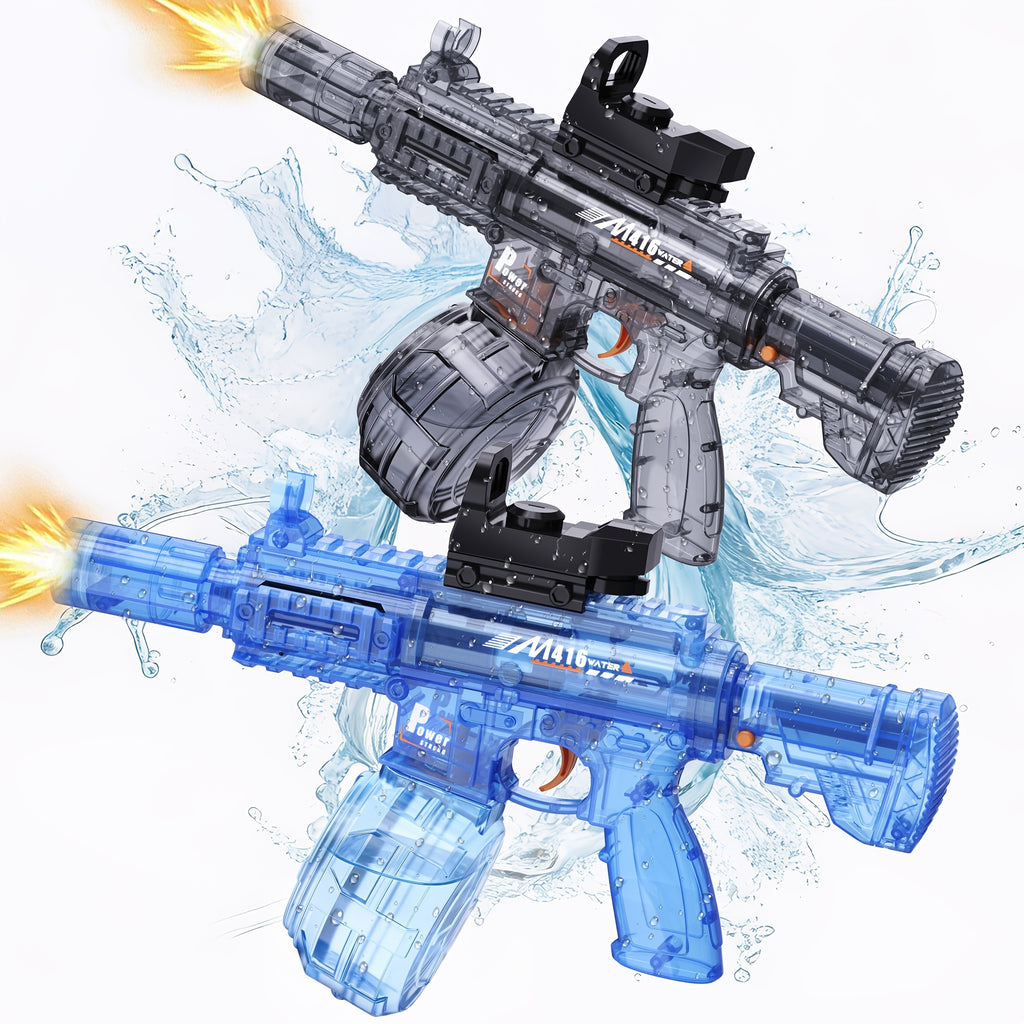 Electric Water Gun For Kids Ages 3-6, Auto Squirt Guns Toys, Large Tank With Sound & Light, Summer Outdoor Pool Beach Party Toys. Birthday Gifts For Boys Girls.