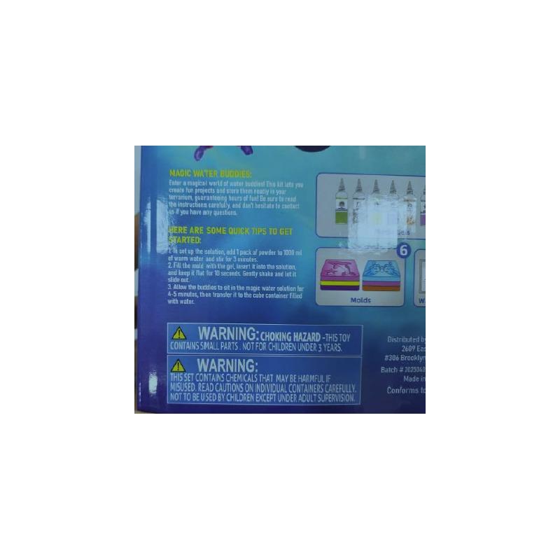 Aqua Fairy Water Gel Kit - Magic Water Elf - DIY Squishy Maker Kit - Design Your Own Squishes - Kids Arts & Crafts