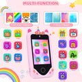Kids Phone, Touch Screen High-Definition Dual Camera Toy Phone, with 32GB SD Card Travel Toy, Suitable for 3-10-Year-Old Girls' Birthdays And Christmas Gifts - Smartphone Toy