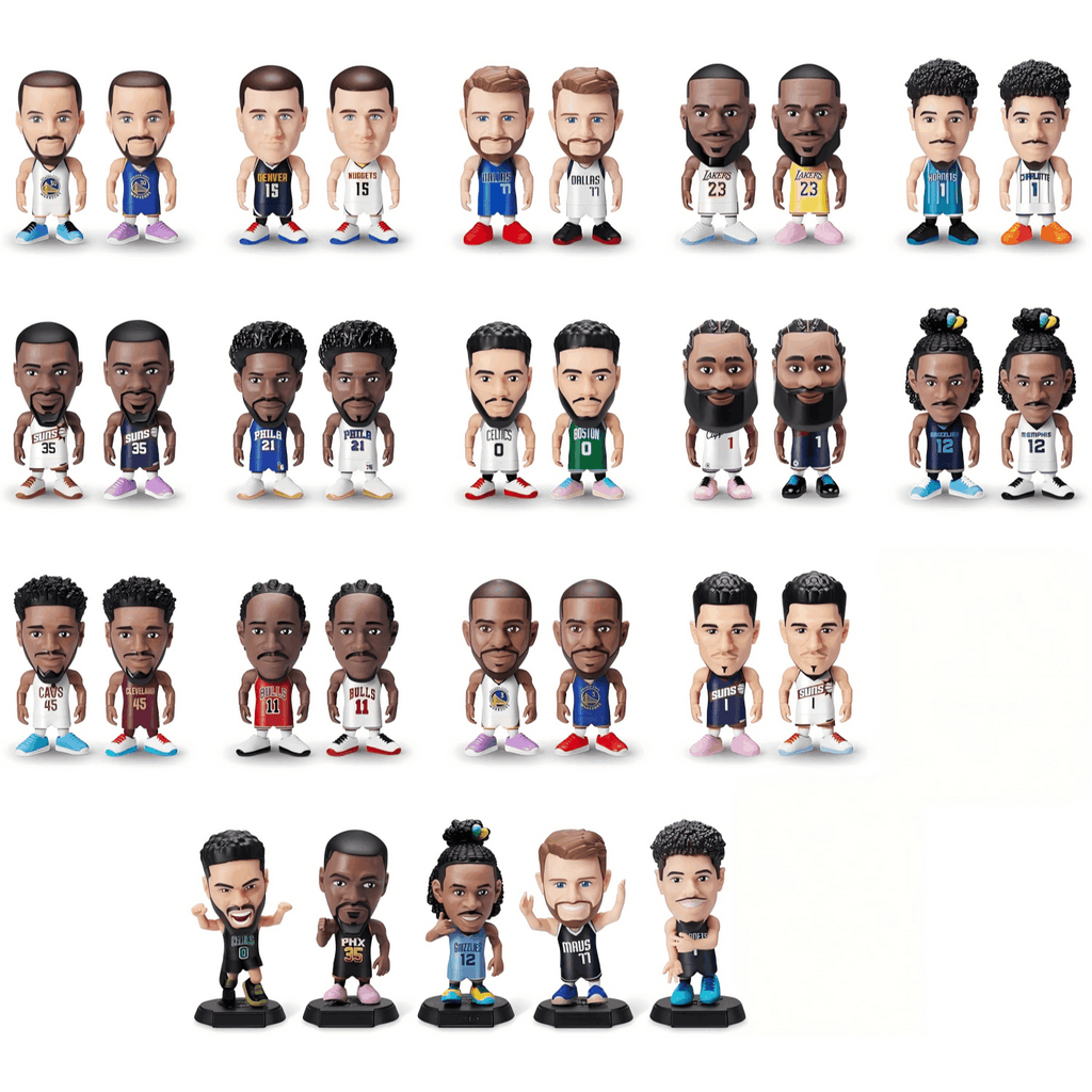 1 pc ZURU Surprise Ballers Series 1 & Series 2, Mystery Capsule Figurine Players Collectibles Toy, Surprise Unboxing Basketball Collectible Sports Toy for Boys, Adults and Collectors