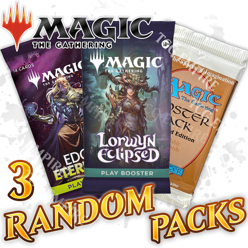 Magic: The Gathering Card Game | 3 Booster Pack Bundle (Random Assortment) | Authentic Magic: The Gathering TCG Packs | Perfect Gift for Players & Collectors