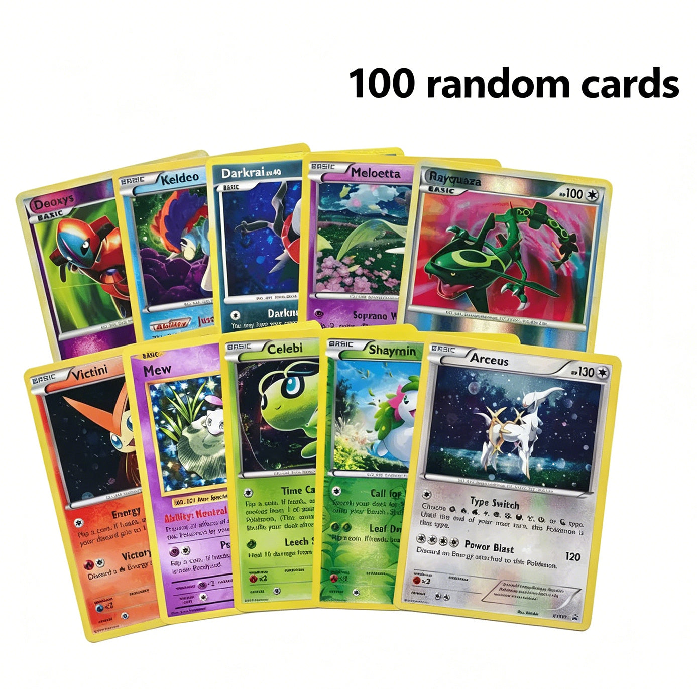 POKEMON Deluxe Rare Pokemon Card Bundle, Over 100 Authentic TCG Cards, 1X Confirmed Ultra/Double Rare Pull, 10X Holo Rare & Reverse Holo Cards Included, Great Gift Set for Fans