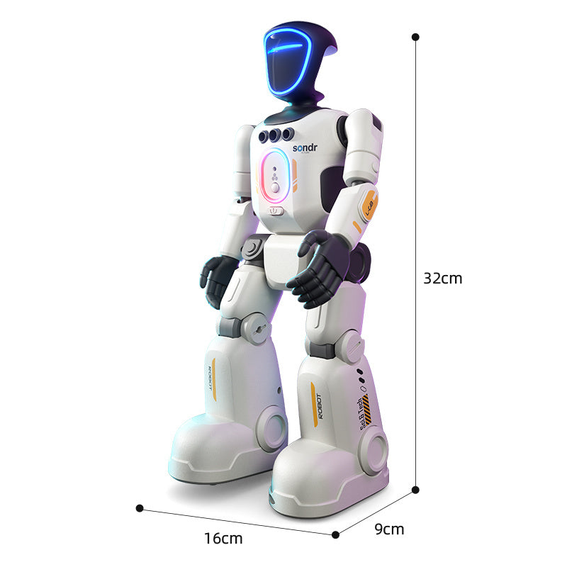 Advanced Humanoid Robot with Smart Remote, Pose-Controlled Joints, Gesture Sensors & Voice Recorder