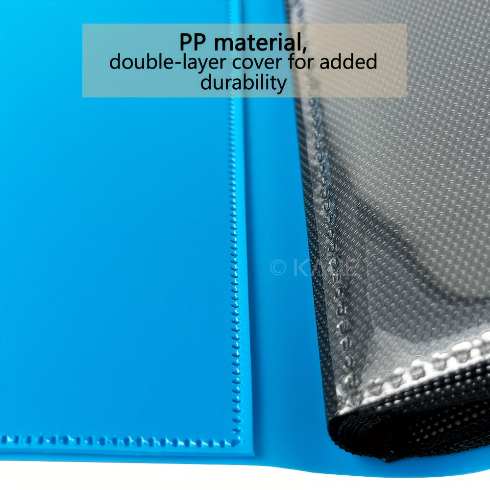 Premium 360-slot Game And Sports Card Album with Secure Binding - Durable PP Material, A Must-have for Collectors, 9-pocket TCG Trading Card Album Holder, Standard Card 360 Side-loading Pocket Card Album Holder, Double-sided 9-pocket Side-loading