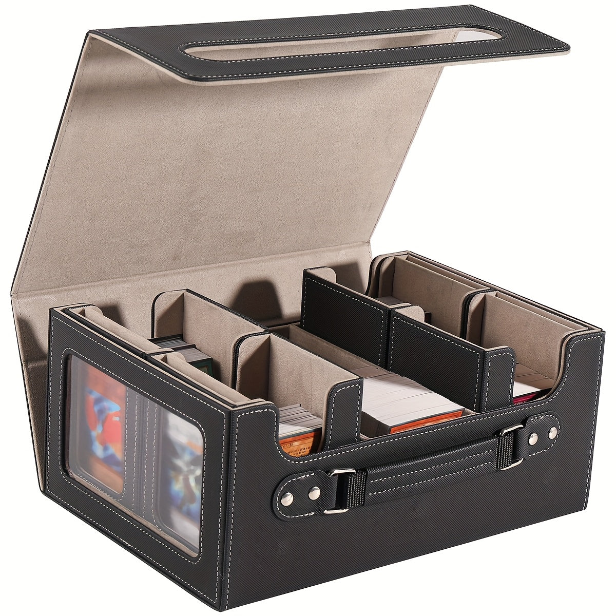 Card Cassette Command Display, Five In One Card Storage Box Can Hold More Than 400 Pairs Of Cards, Detachable Sports Card Box, Exquisite Packaging, Can Be Gifted to Friends And Family