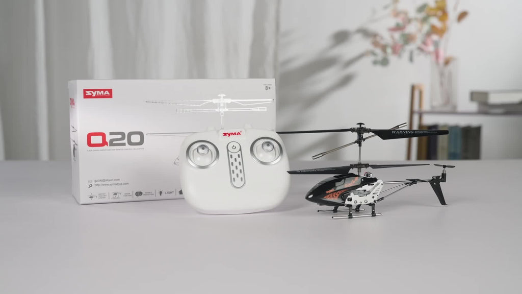 [Valentine's Day Gifts] SYMA Remote Controlled Helicopter Q20 RC Drone Aircraft with Altitude Hold, One Key Take Off/Landing, Indoor Flying UFO for Beginner, Kids Toys for Boys Girls 8 to 12 Years, Valentine's Day Gifts for Kids