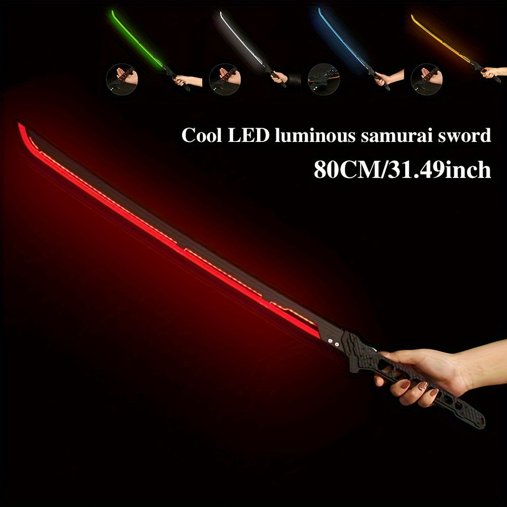 1 Cool Cyberpunk LED Hot Samurai Sword, A Must-have Magical LED Model, Halloween And Christmas Party Costumes And Props, To Satisfy Your Sci-fi Fantasies