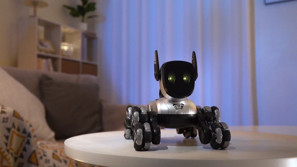 Rechargeable Electronic Interactive Intelligent Robot Dog, Remote Control Stunt Robot Toys with Remote Control, Music, Action Show for Boys And Girls Birthday Gifts And Christmas, Halloween Gifts.