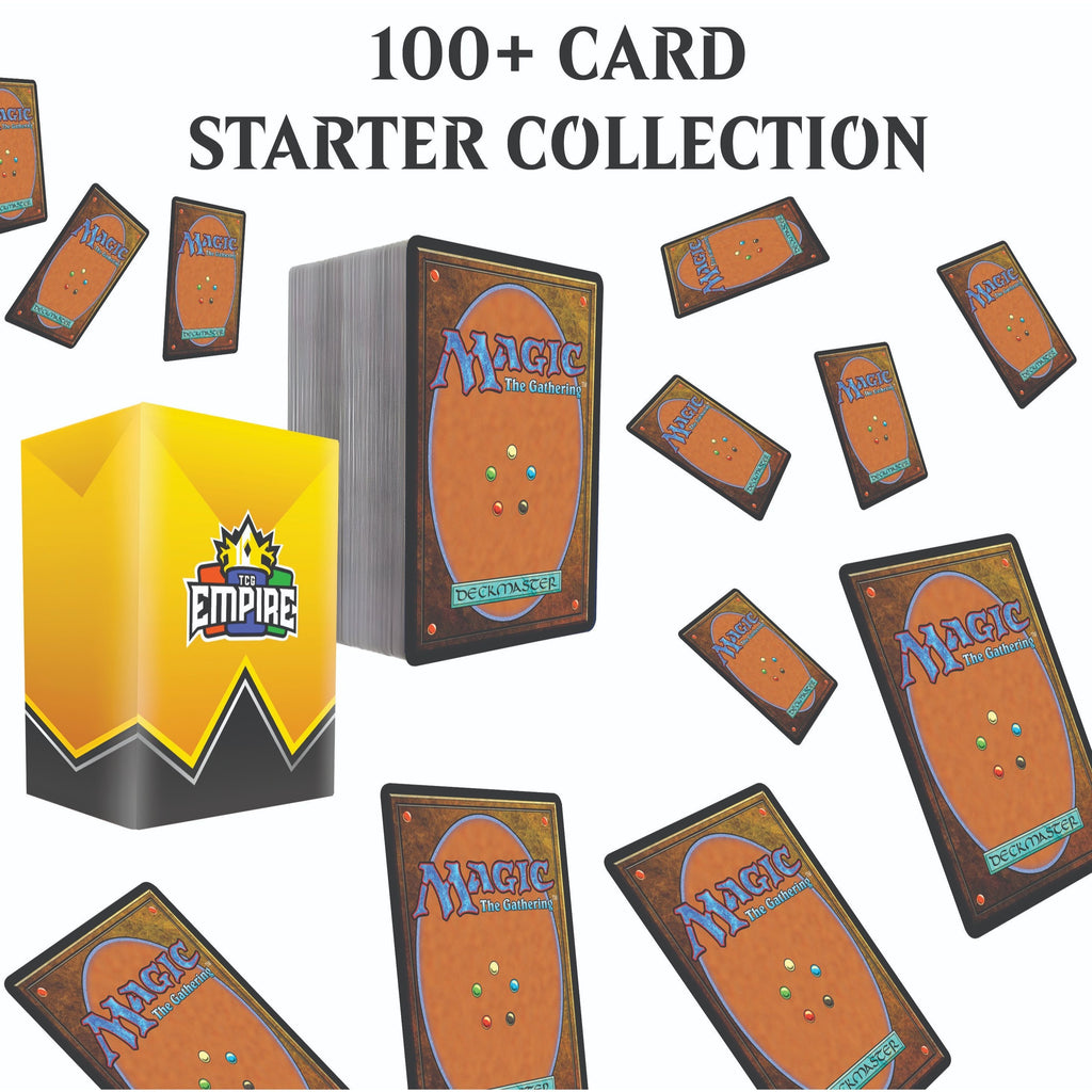 100 Magic: The Gathering Cards | MTG Starter & Collector Box | 3 Mythic Rares + 10 Rares or Foils Included! | Perfect Gift for Players & Collectors!
