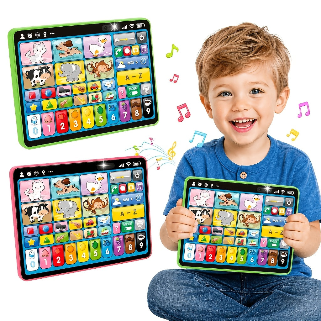 [Birthday Christmas Gifts] 2026 New Learning Tablet For Toddlers, Trilingual Learning Toys With Music & Sound, Speech Therapy Toys For 12 Months Boy Girl, Musical Baby Birthday Toys For 1 Year Old Girls, Toddler Educational Toys Birthday Christmas Gifts,