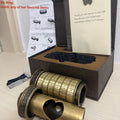 Retro Mini Combination Lock, Brain Teasers, Boxed Puzzles, Creative Puzzle Gift Sets, Puzzle Games, Fun, Creative, And Romantic, Birthday Gifts, Combination Lock Wedding Gifts, Valentine's Day Gifts, Escape Room Props, Christmas Gifts