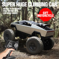 Huge RC Pickup Truck Remote Control truck Model Car with Free Gift Motorcycle Powerful Climbing Vehicle for All Various Terrains Great Christmas and New Year Gift for Kids Automobile