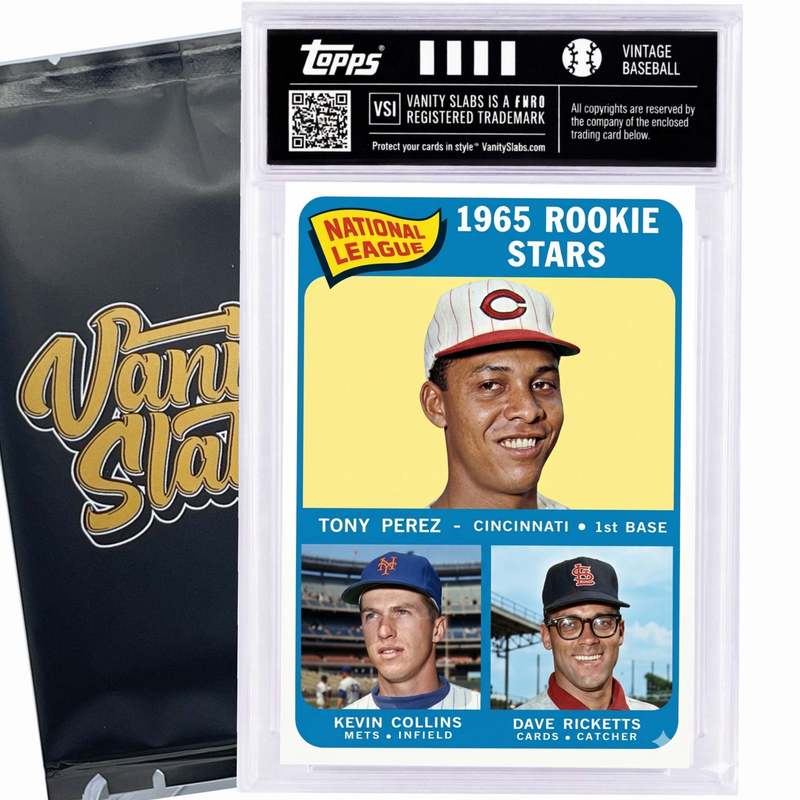 1965 Topps VINTAGE Baseball 598 Card CHASE Break | Get a Chance to Win VINTAGE Mickey Mantle from 1965 Set Valued at Over $250 | Other Top Hits Included | Random Card from Set Encapsulated in Slab
