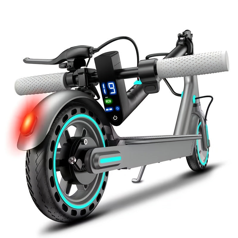 [Portable Scooter] Foldable Electric Scooter 350W Motor, 8.5" Solid Tires, Display, 3-Speed, Large Battery - Portable -Scooter for Urban Commuting, Suitable for Adults