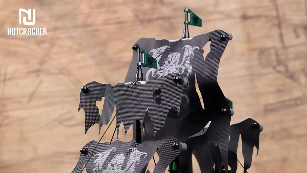 Toys for Constructing Pirate Ships Featuring Lights, The Flying Dutchman Ghost Ship Model 40001, Perfect for Halloween And Christmas Gift Sets