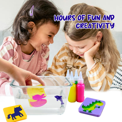 Aqua Fairy Water Gel Kit - Magic Water Elf - DIY Squishy Maker Kit - Design Your Own Squishes - Kids Arts & Crafts