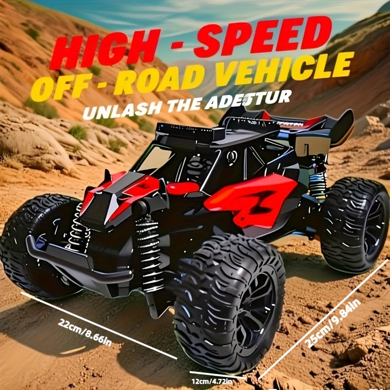 New All-terrain Off-road Vehicle, Equipped With A Battery And Colorful LED Lights, Is Suitable For All-terrain Off-roving. It Is A High-speed And Cool Lighting Off-road Vehicle, The Best Birthday Gift For Boys And Girls, And The Best Choice For Hall