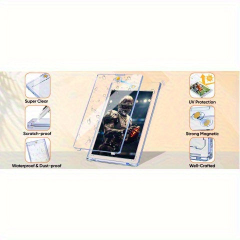 25/50/100/200/400 Magnetic Card Holders, Ultra-thin Premium 35-point Card Holder Touch Card Protector Hard Plastic Magic Box, Suitable for Sports, Baseball, and Collectible Cards