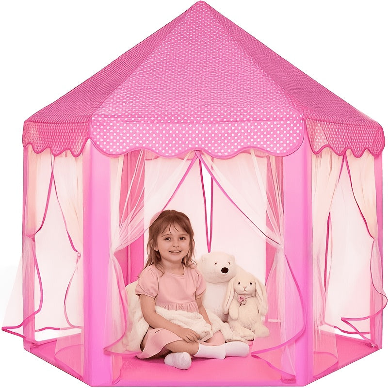 Kids Play Tent Toy Indoor Outdoor Playhouse Princess Castle Tent for Boys Girls Toddler, Room Decor,home Decor,Large Toy House with Storage Bag, Birthday Holiday Gift