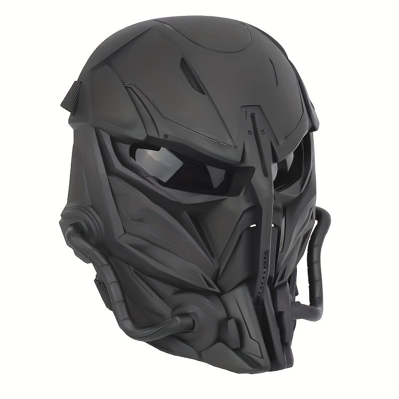 Cyberpunk Cool Sci-Fi Futuristic Mask, Face Mask - Maximum Cosplay Photo Props, Bar Club Rave Party Supplies, Gift & Collection, Men's Breathable Mask, Halloween Music Festival Accessories