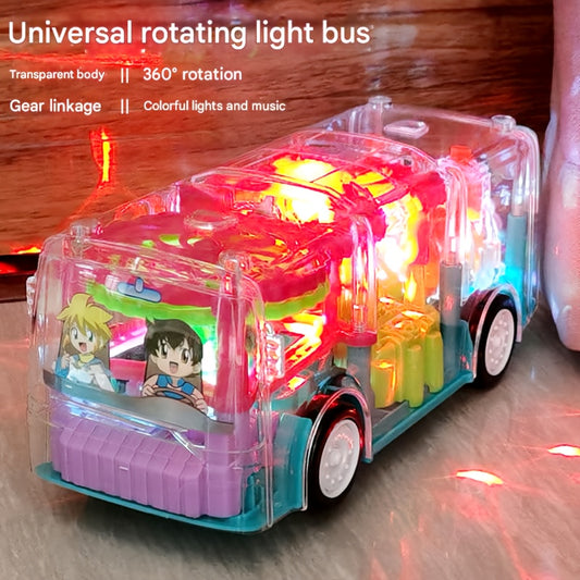 Kids Toys, Toddler Toys, LED Light Up Car Toy with Colorful Light, Light Up School Bus Toy, Random Color, Toys for Ages 2+, Birthday/Holiday/Christmas Gifts Idea for Kids for 2+ Year Old Boys Girls