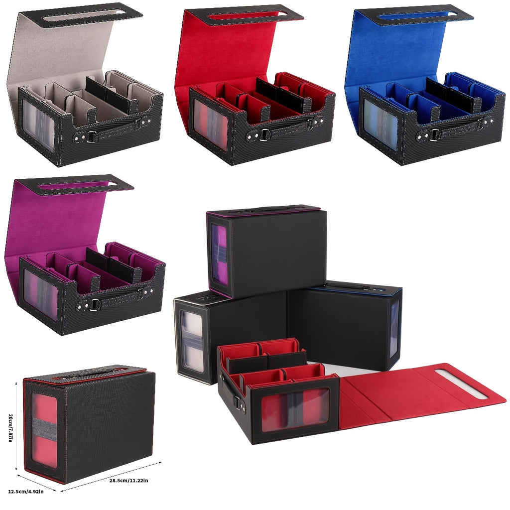 Card Cassette Command Display, Five In One Card Storage Box Can Hold More Than 400 Pairs Of Cards, Detachable Sports Card Box, Exquisite Packaging, Can Be Gifted to Friends And Family