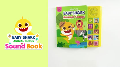 Baby Shark Animal Songs 10 Button Sound Book, Pinkfong Baby Shark Nursery Rhymes Children's Sound Books, Interactive Learning Books for Toddlers, Learning & Education Toys, Baby Shark Gifts for Kids