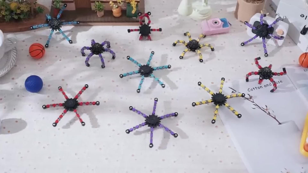 10/15pcs of Assorted Fidget Spinners, Robot Fingertip Toys, Stress-Relief Spinners, Innovative Mechanical Gyro Toys, Party Additions