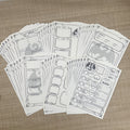 Detailed Character Tracker Sheets, Spell Sheet for Dnd 5e Campaign Player Journal, for Role Playing Games, 60 Pages A5(5.8inchx8.3inch)