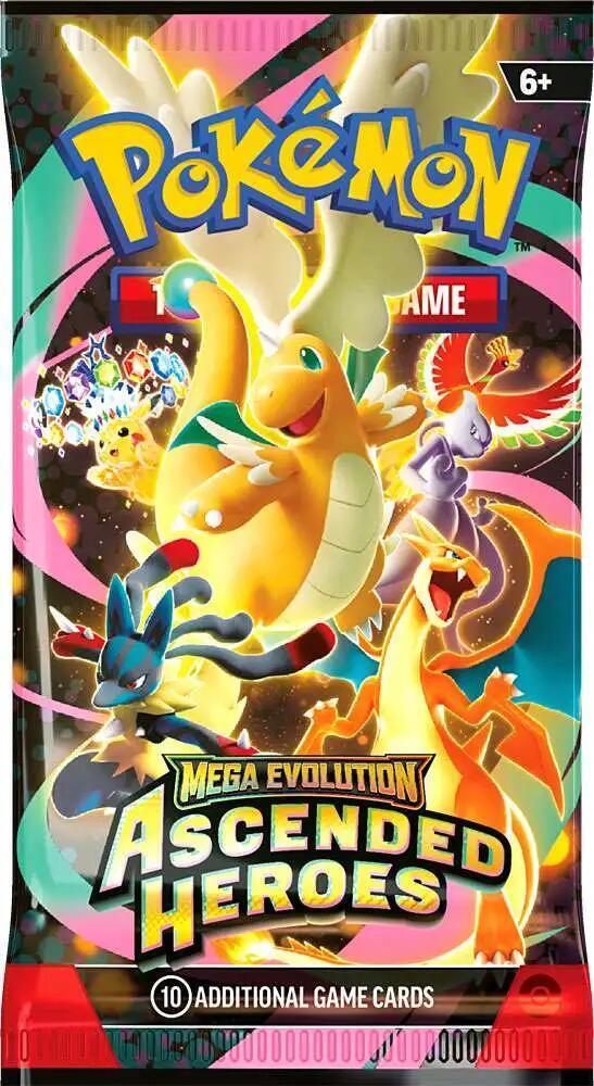 Ascended Heroes Booster Pack | Pokemon Trading Card Game | ME: Ascended Heroes (ASC)