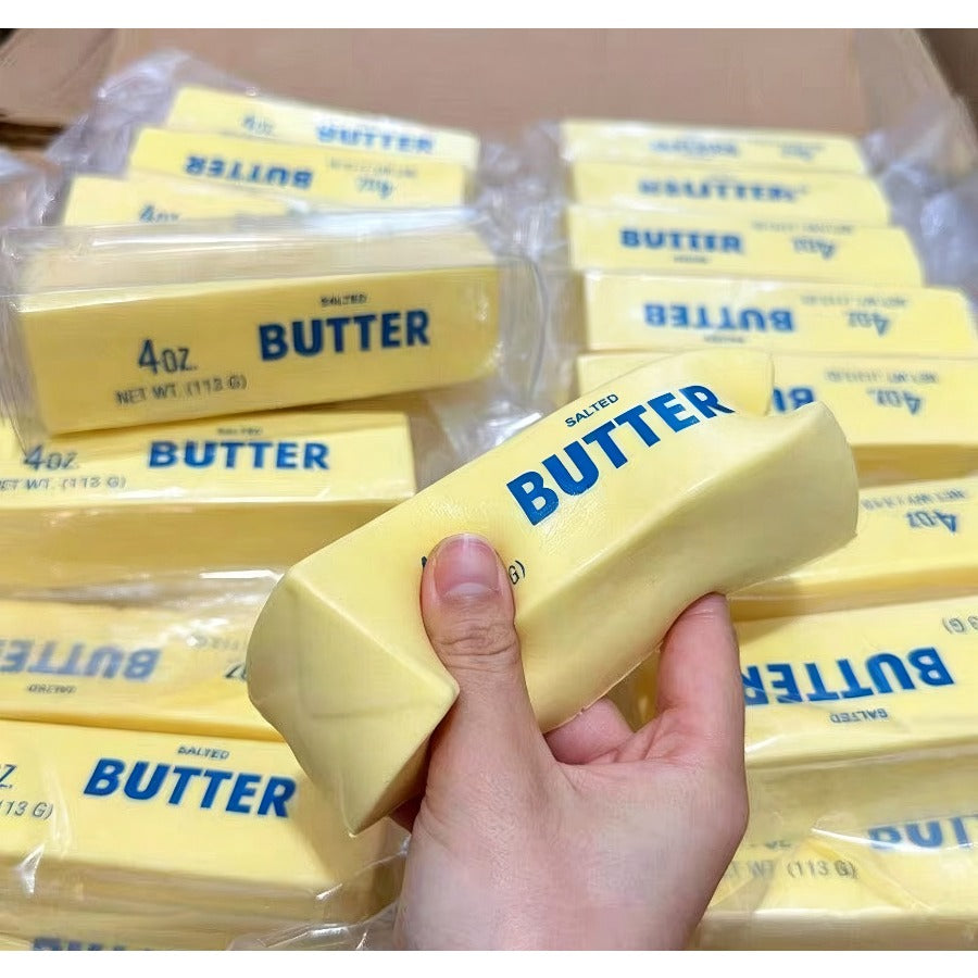 [Butter Squishy Toys] 10-Pack Butter Squishy Toys - Super Soft Slow-Rising Butter Sticks, Realistic Food Squishies Fidget for Decompression, Anxiety Relief & Sensory Play