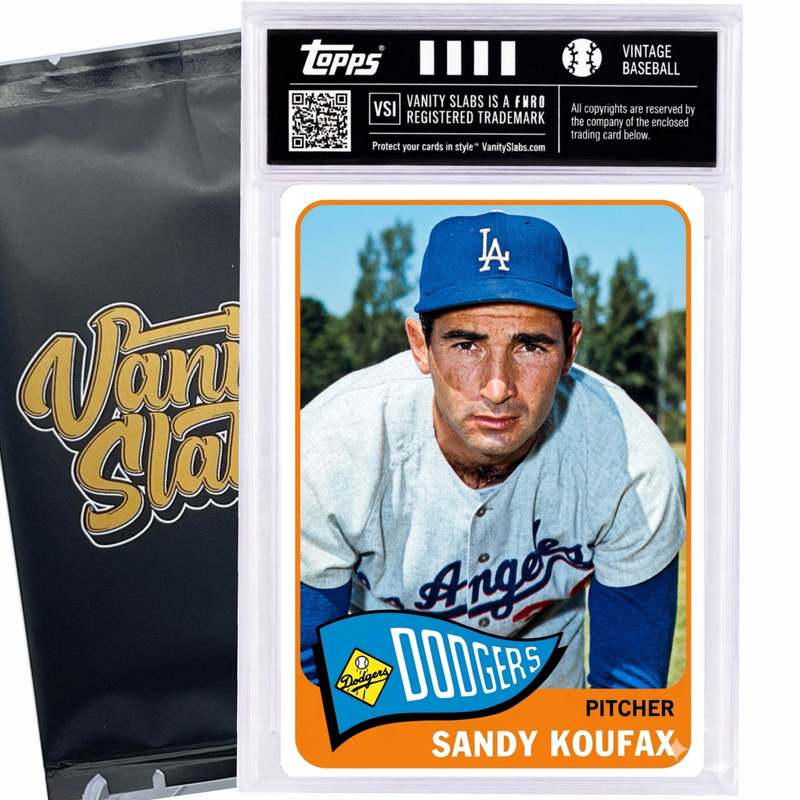 1965 Topps VINTAGE Baseball 598 Card CHASE Break | Get a Chance to Win VINTAGE Mickey Mantle from 1965 Set Valued at Over $250 | Other Top Hits Included | Random Card from Set Encapsulated in Slab