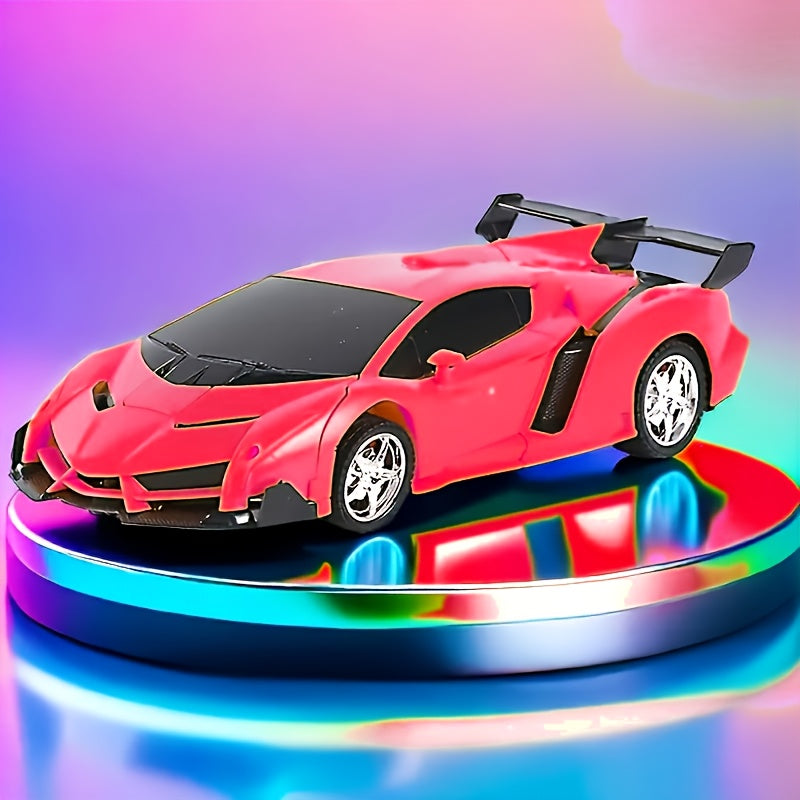 Transforming Remote Control Car Robot, R/C Car Toy, One-Button Deformation, Children's Day Gifts, 1:18 Scale 360°Rotating Drifting, Toys Suitable for Kids Over 3+ Years Old, Educational Toy, Birthday