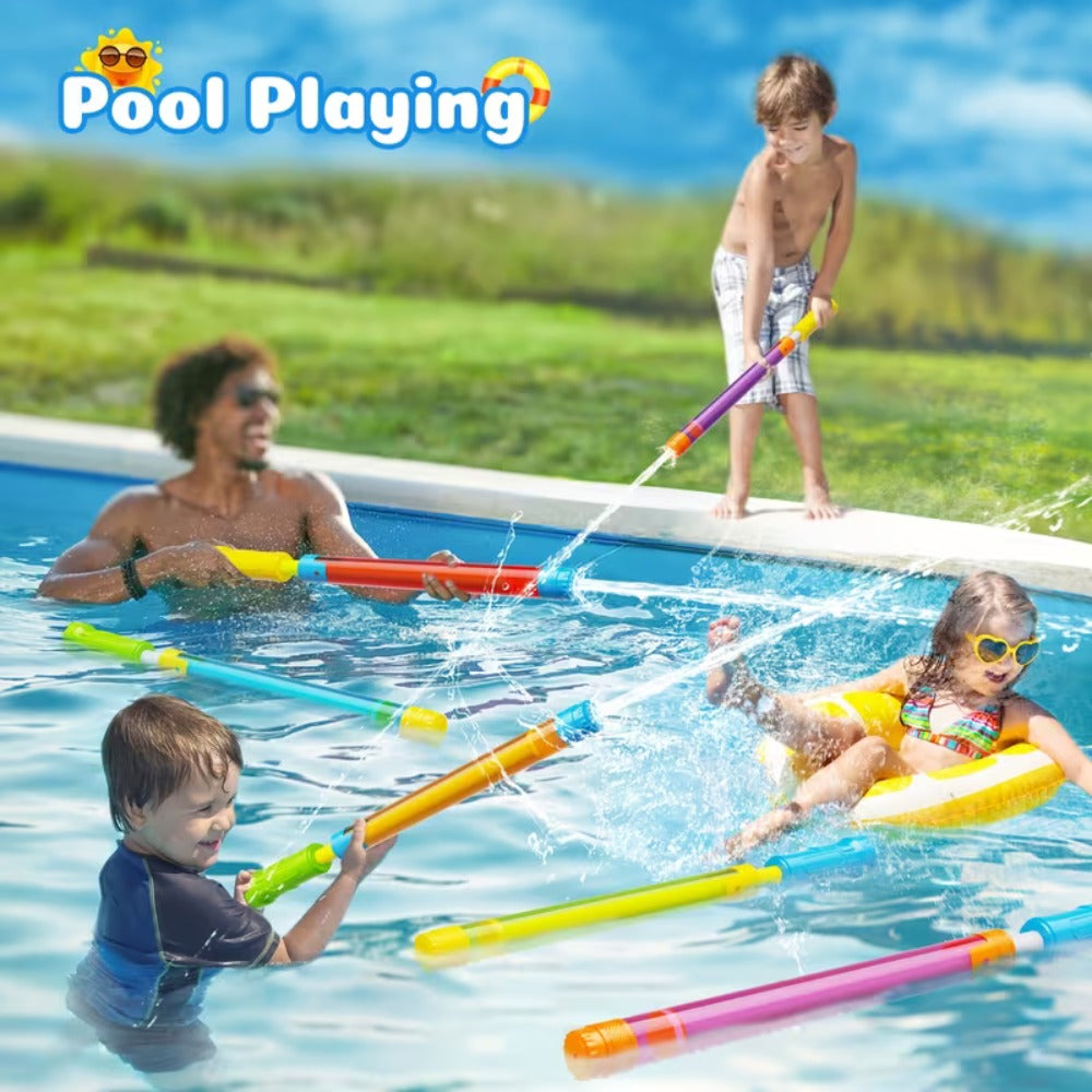 [|Summer Carnival] 4/6/10/24pcs Water Gun Set, Children's Water Guns, Suitable for Summer Pools, Beaches, and Outdoor Water Play, Perfect as a Party Gift