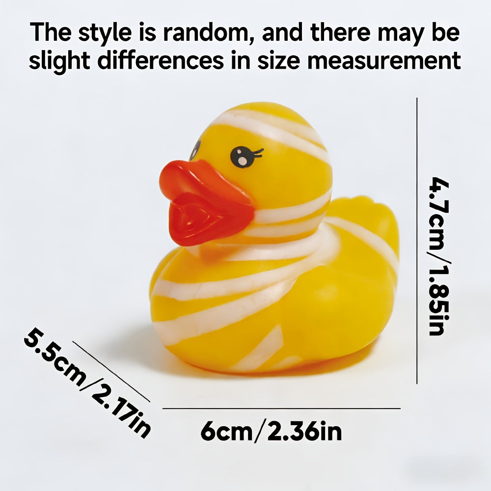 [Party Favor Duck Toys] Rubber Duck Toys - 20/100pcs Novelty Squeeze Ducks Bulk Duckies, Party Favor, Goodie Bag Fillers, Style Design Ducks Toys for Decor