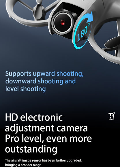 2026 Upgraded 4K Remote Control Drone, One-Key Return with Auto-Hover, Long-Endurance UAV with Two Rechargeable Batteries, Shockproof and Anti-Collision Design, One-Key Tumbling, Optical Flow Vision Auto-Hover Function, WiFi Real-Time Image