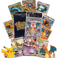 Pokémon Mystery Slab Bundle | 1x Ultra or Double Rare Card in Display Slab | 2x EX Card & 10x Holo Cards Included | Perfect Gift for Kids & Collectors