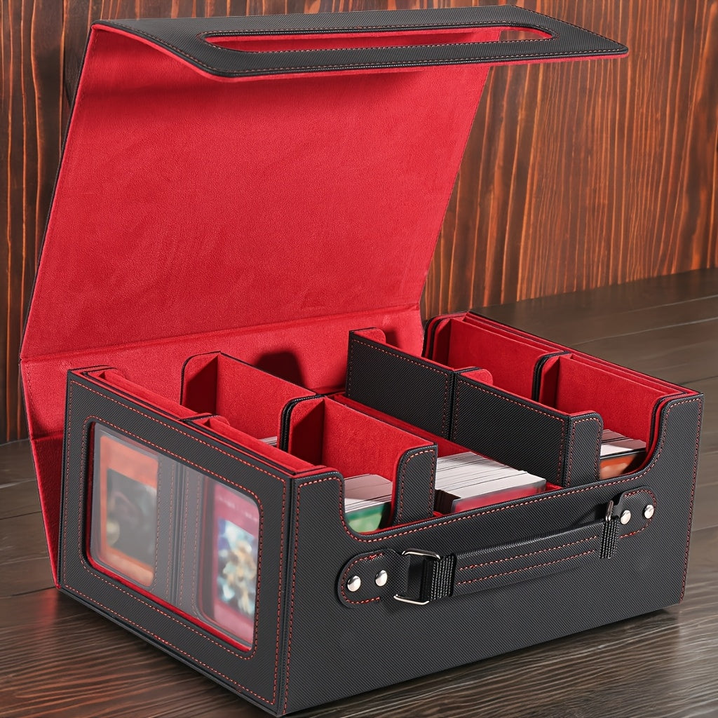 Card Cassette Command Display, Five In One Card Storage Box Can Hold More Than 400 Pairs Of Cards, Detachable Sports Card Box, Exquisite Packaging, Can Be Gifted to Friends And Family
