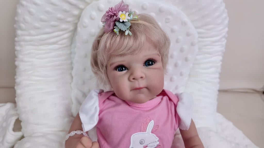 [Perfect Birthday Presents] Completed 16-Inch (42Cm) Reborn Baby Dolls That Appear Lifelike, Handcrafted Realistic Newborn Baby Doll, a Lifelike Baby Girl Toy Suitable for Ages 3 And Up, Perfect for Birthday Presents