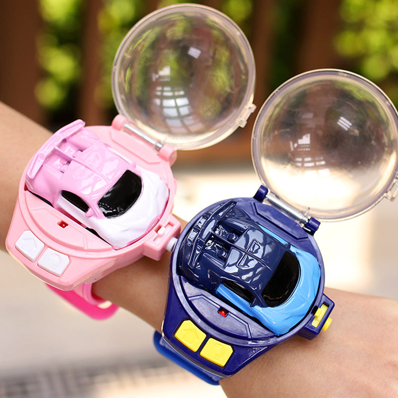 [Christmas Halloween] Small Remote-Controlled Car Watch: Electric Racing Metal Toy Gift for Children for Christmas And Halloween