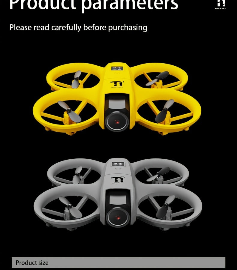 2026 Upgraded 4K Remote Control Drone, One-Key Return with Auto-Hover, Long-Endurance UAV with Two Rechargeable Batteries, Shockproof and Anti-Collision Design, One-Key Tumbling, Optical Flow Vision Auto-Hover Function, WiFi Real-Time Image