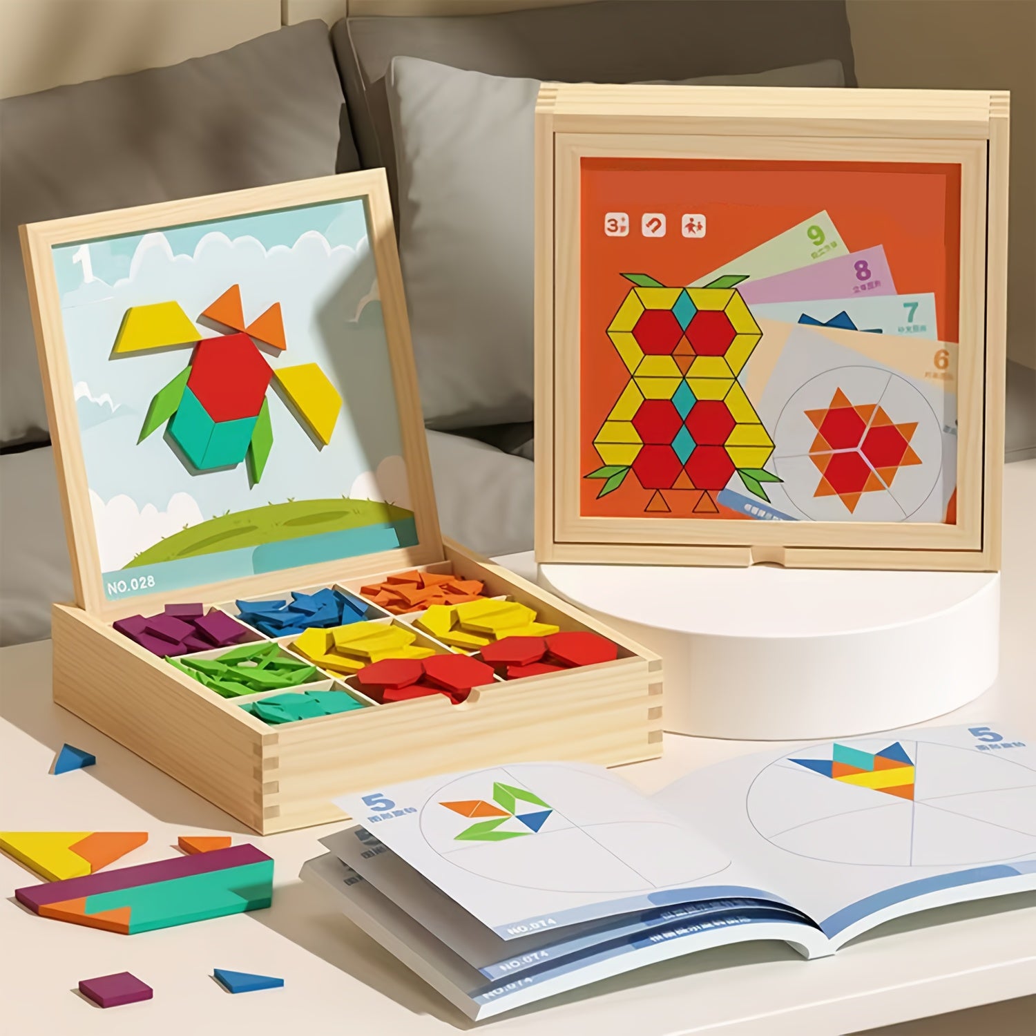 Creative Magnetic Wooden Puzzle, Jigsaw Puzzle Toys, Educational Interactive Educational Toys, Geometric Figures Cognitive Learning, Birthday Gifts, Holiday Gifts