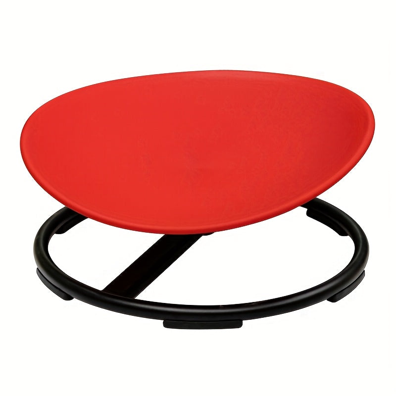 Autism Spinning Chair for Kids, Sturdy Sit & Spin, Motor Skills Trainer, Therapeutic Sensory Play, Indoor/Outdoor Use, Pink/Red/Blue, for ADHD & Sensory Processing Disorder, 3+ Years
