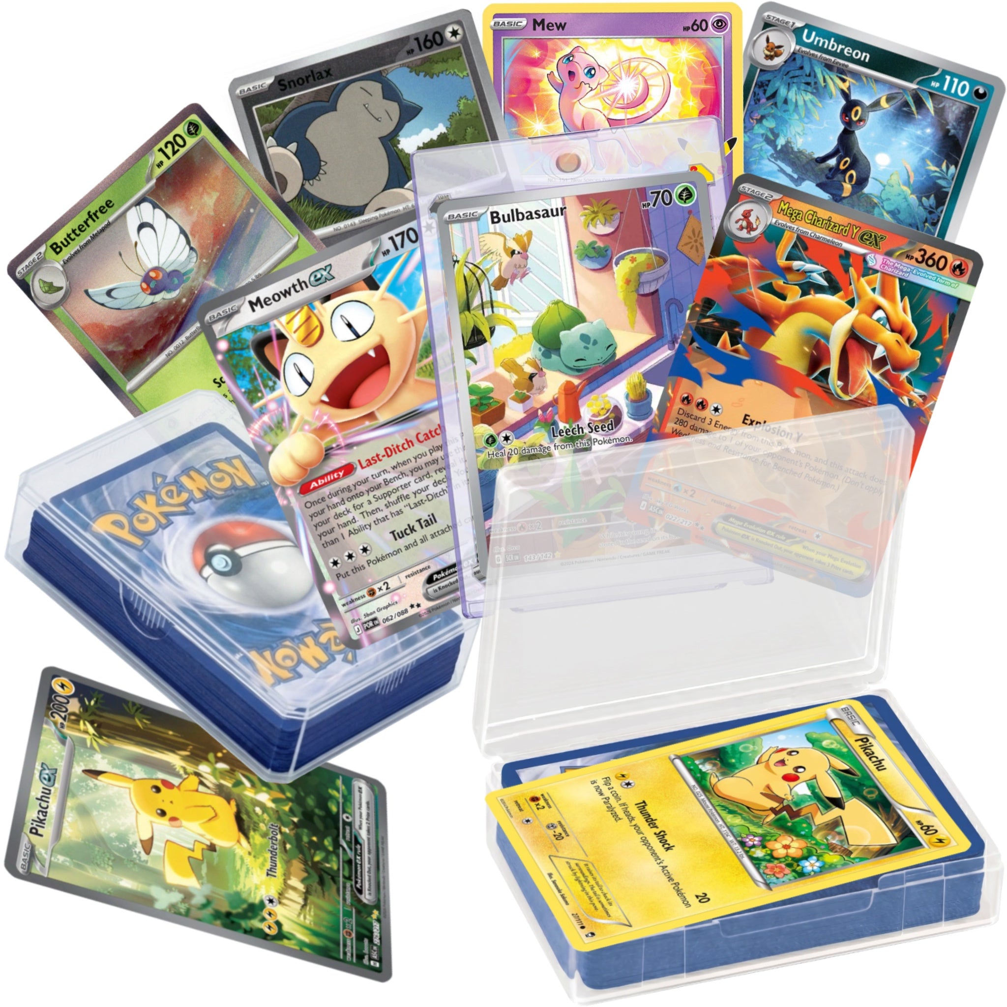 Pokémon Cards Ultra Rare Battle Bundle | 111x Pokemon Cards | 1x Double or Ultra Rare Guaranteed! | Holos & Rares Included! | Amazing Gift for Kids & Collectors!