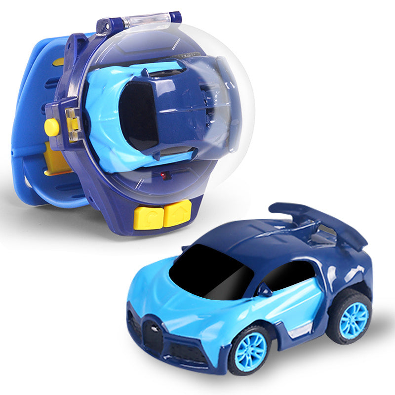 [Christmas Halloween] Small Remote-Controlled Car Watch: Electric Racing Metal Toy Gift for Children for Christmas And Halloween