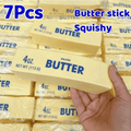 7pcs Squeeze Stick Stress Relief Toy - Super Soft Slow-Rise Butter Stick, Cloud-Soft Sensory Relax for Ages 6+, Stocking Stuffer & Easter Basket Favor