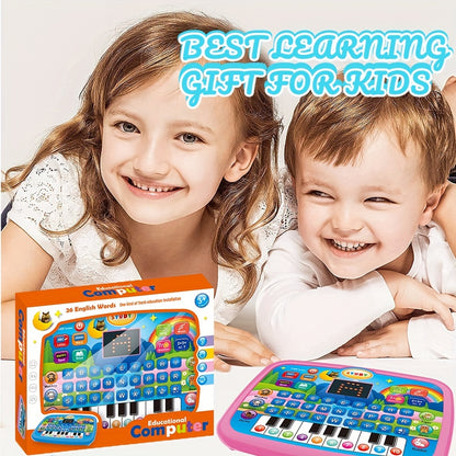 Multifunctional Educational Learning Machine with 2.2” Screen - English, Alphabet, Numbers, Music, Animal & Piano Key Learning - - (No Batteries Included) for & - / Children's Tablet Computer
