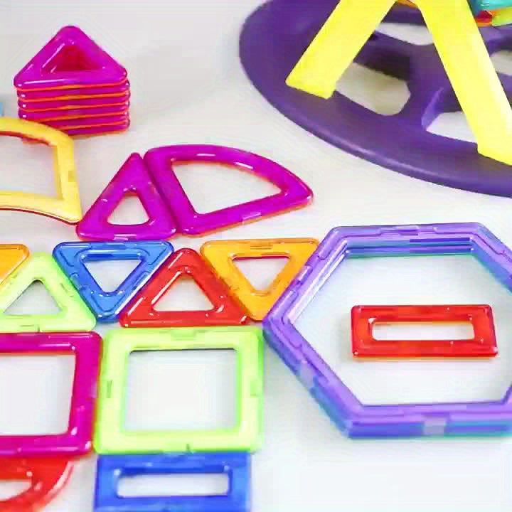 67pcs Magnetic Building Blocks, Magnetic Tiles, Large STEM Building Kits, DIY Children's Toys, Creativity Beyond Imagination, Toys for Boys And Girls, Random Colors, Suitable for Birthdays, Halloween, And Christmas Gifts