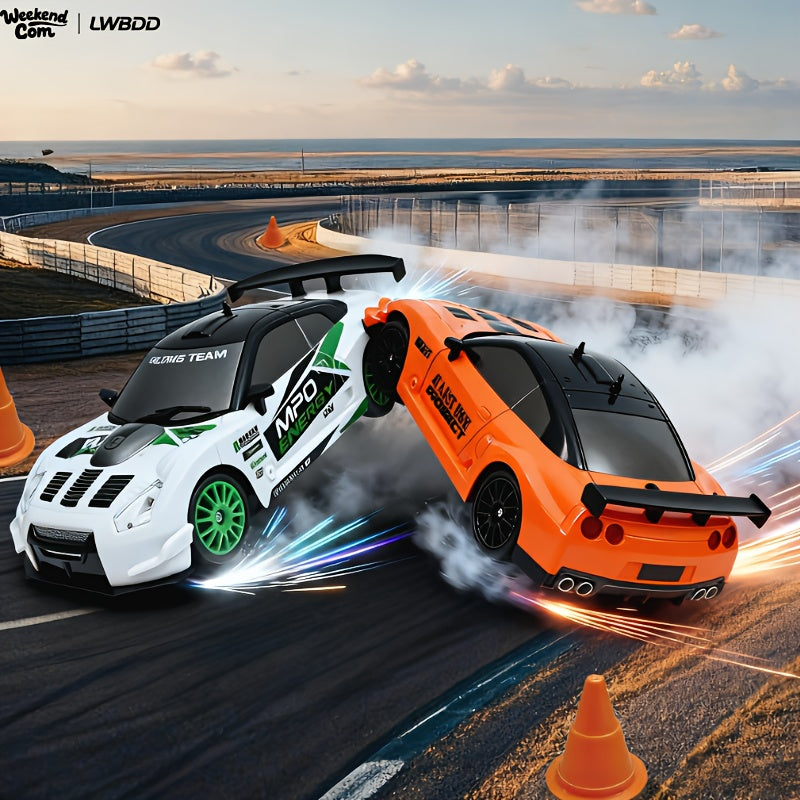 RC Drifting 1:24 Scale Four-wheel Drive High-speed Model Car, Drifting Tire Racing Sports Toy, Suitable for Adults, Boys, Girls And Children, Birthday, Christmas, New Year Gifts