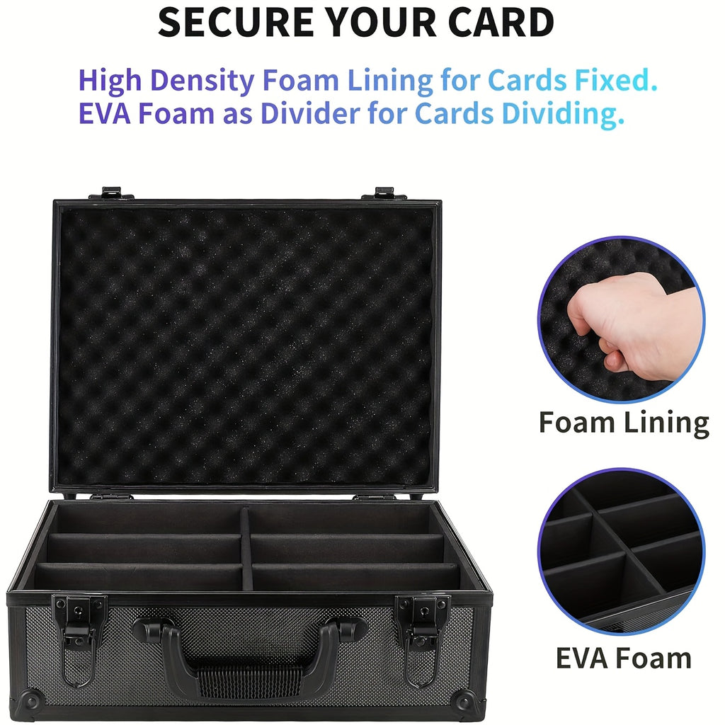 35Pt 3" X 4" Rigid Card Top Loads Storage Box For, with Safety Lock Settings, Sports Card Storage Boxes for Trading Cards, for PSA BGS SGC Top Loads Sports Card, Hardboard Box